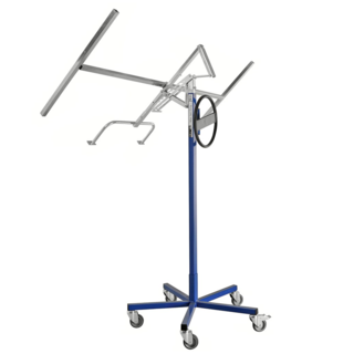 Board lift gypsum board lift for tilted or straight ceiling