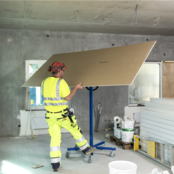 Platenlift Gipsplatenlift voor Schuin of Horizontaal Plafond 1790–3000 mm - 70kg