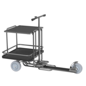 2 wheels Scooter with tray for Warehouse and Workplace