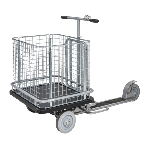 2 wheels Scooter with tray for Warehouse and Workplace