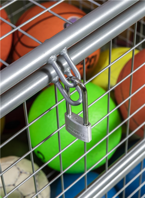 Bakwagen met gaaswanden  met klapraam L118xB67xH86 cm  Verzinkt 150Kg