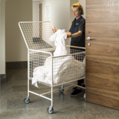 Gaaswanden Trolley met Deksel L 800 x B 600 x H 915 mm 100kg 4 zwenkwielen