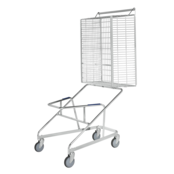 Chariot grand panier en acier zincé  L 1070 x P 680 x H 1050 mm emboitable  300kg