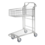 SalesBridges Shopping cart Warehouse trolley L 98 x W 53 x H 121 Trolley with basket Nestable
