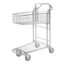 SalesBridges Shopping cart Warehouse trolley  L 98 x W 53 x H 121  Trolley with basket Nestable