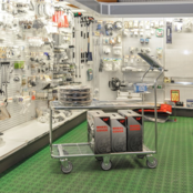 Large Shopping cart Warehouse trolley  132x43x112cm 400Kg