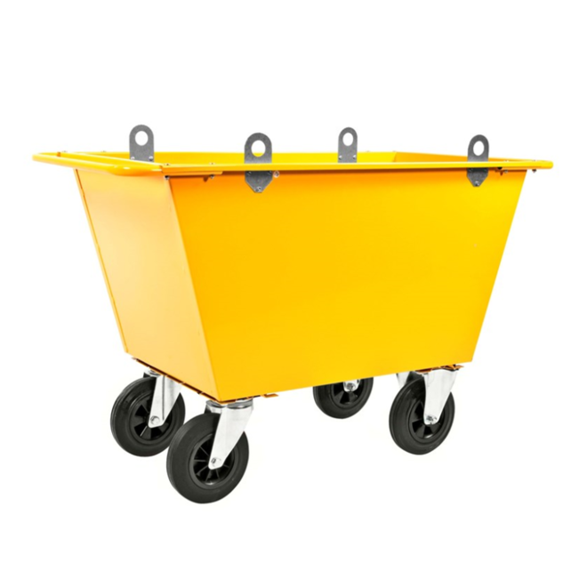 Chariot de construction 200L pour transport de materiel et déchet Chariot de construction 200L pour transport de materiel et déchet