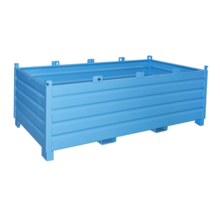 Baucontainer Sammelcontainer 2000L mit Hebeösen SBS-Modell für Gabelstapler und Kran