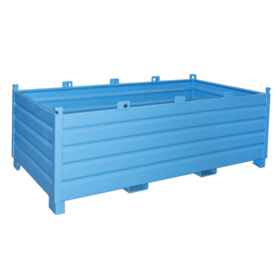 Baucontainer Sammelcontainer 2000L mit Hebeösen SBS-Modell für Gabelstapler und Kran