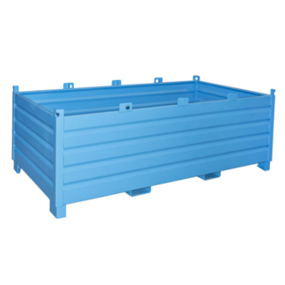 Baucontainer Sammelcontainer 2000L mit Hebeösen SBS-Modell für Gabelstapler und Kran