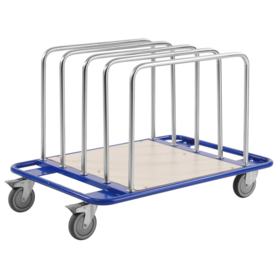Plattenwagen Light 100 × 70 cm mit 5 Trennbügeln – 150 kg