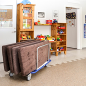 Plattenwagen Light 100 × 70 cm mit 5 Trennbügeln – 150 kg