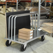 Chariot porte panneaux 125x70cm jusqu'a 7 séparateurs