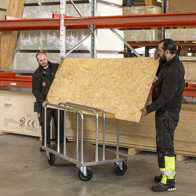 Boards Trolley 125x70cm up to 7 removable dividers