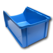 Bac à bec en plastique pour magasin PP A  51x31x20cm Gris Bac à bec en plastique pour magasin PP A  51x31x20cm Gris
