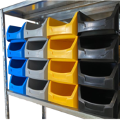 Storage bin D gray - 50 x 31 x 20 cm