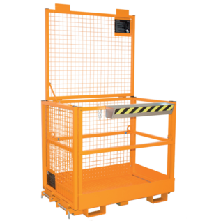 Zugangssicherheits-Arbeitsplattform 1040 x 1305 x 2355 mm für Gabelstapler 300MII TÜV Zweiwege-Pickup