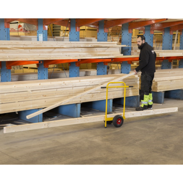 Board trolley Ergonomic designed to move difficult loads 75x38cm