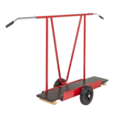 Ergonomic panel trolley for heavy loads 170 × 54 cm