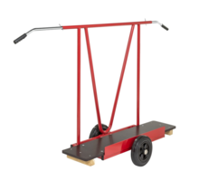 Ergonomic panel trolley for heavy loads 170 × 54 cm