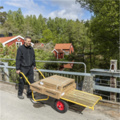 Plattformwagen 2330 × 615 × 775 mm für schwere Anwendungen – 400 kg Tragfähigkeit