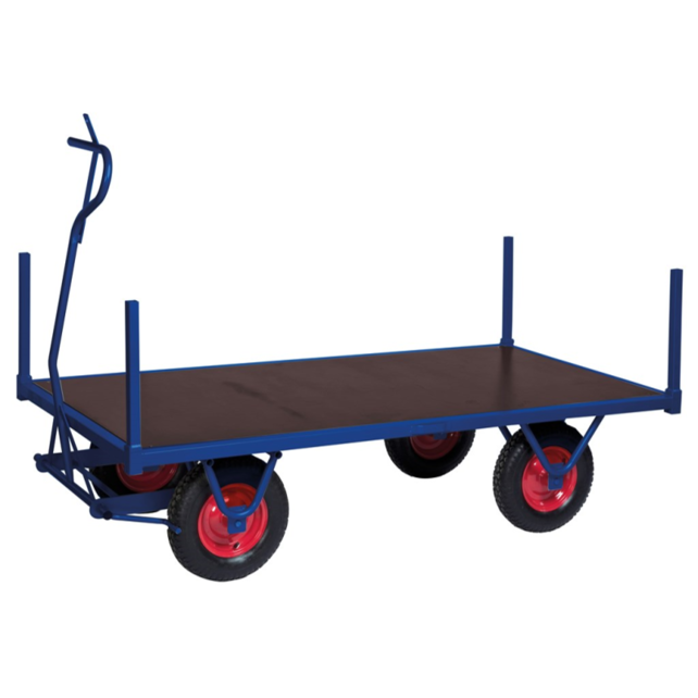 Industrieel Handtrekwagen 	950 x 545 x 396mm Platform Trolley