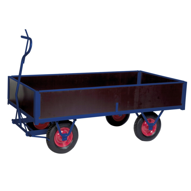 Industrieller Handziehwagen 1500 × 700 × 460 mm – Plattformwagen 800kg
