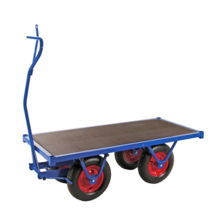 Industrial Hand Pull Trolley 1500 x 700 x 460 mm  Platform Trolley