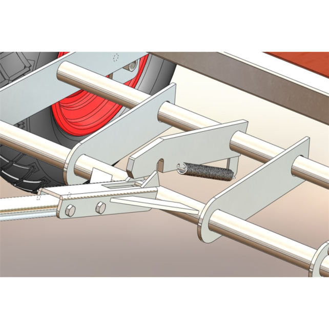 Industrial Hand Pull Trolley 2000 x 1000 x 460 mm  Platform Trolley