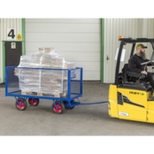 Industrieel Handtrekwagen 	2000 x 1000 x 460 mm Platform Trolley