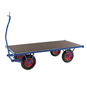 Industrie-Handzugwagen 2500 × 1000 × 460 mm, Tragkraft 800 kg