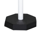 Poteaux de barrière lot de 6 avec chaîne de 25 m Robuste Jaune/Noir