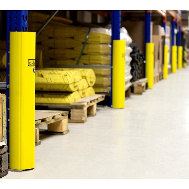 Pallet rack protection H600xW100-125mm Polyethylene Pallet rack protection H600xW100-125mm Polyethylene