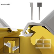 Protection d’échelle  d-flexx ALFA pour rayonnage H600xL75-99mm Protection d’échelle  d-flexx ALFA pour rayonnage H600xL75-99mm