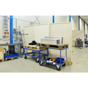Table Trolley 1000x600x890 mm with Push Handle Shelf Table