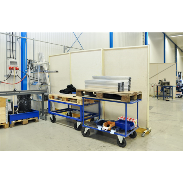 Table Trolley 1000x600x890 mm with Push Handle Shelf Table