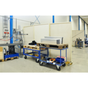 Tafelwagen rolplateau 1100x700x890 mm duwbeugels tafel trolley