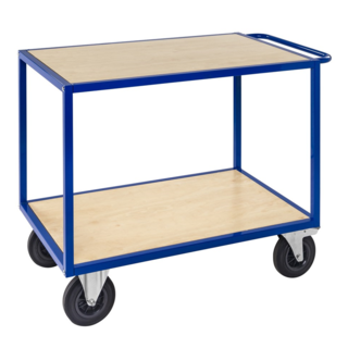 Table trolley 1200 x 680 x 934 mm with push handle shelf table