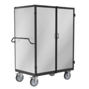 Roll Conteneur Antivol 1332 x 821 x 1765 mm Sécurité  Mur de tôle d'acier