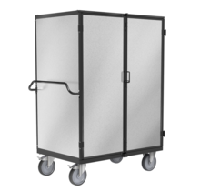 Anti Theft Roll Container 1332 x 821 x 1765 mm Security with steel sheet walls