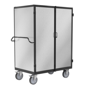 Anti Diefstal Rolcontainer 1332 x 821 x 1765 mm  Staalplaat Wanden