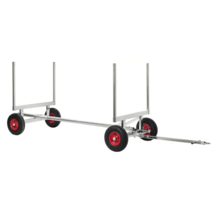 Materiaalwagen voor langmateriaal 3000x1270x600mm Heftruck aanhanger wagen