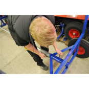 Material handling  trolley for long material 4000x1270x640mm Forklift trailer