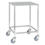 Salesbridges Table on wheels 605 x 605 x 885 mm galvanized steel with stainless steel plate 150Kg