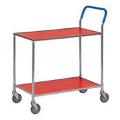 Roltafel met duwbeugel 850 x 435 x 950 mm 2 planken trolley 150Kg