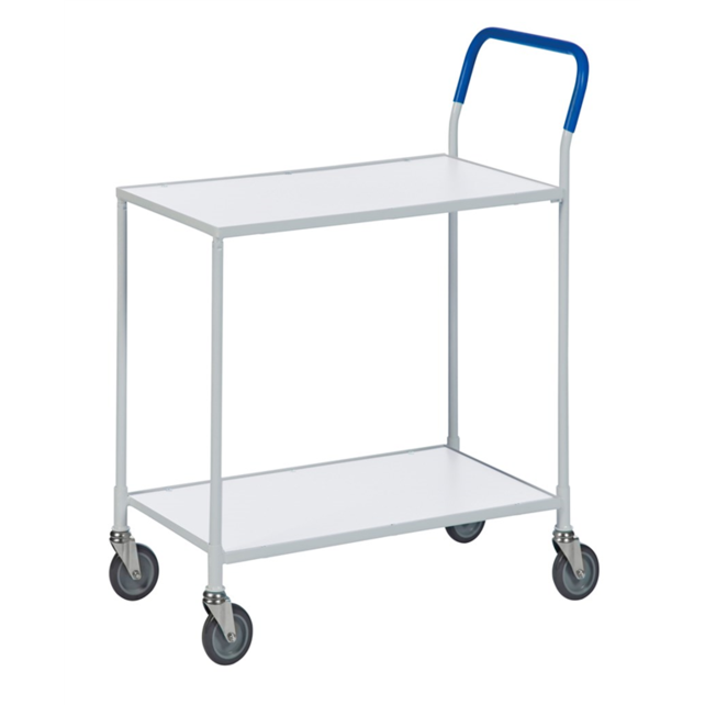 Roltafel met duwbeugel 850 x 435 x 950 mm 2 planken trolley 150Kg