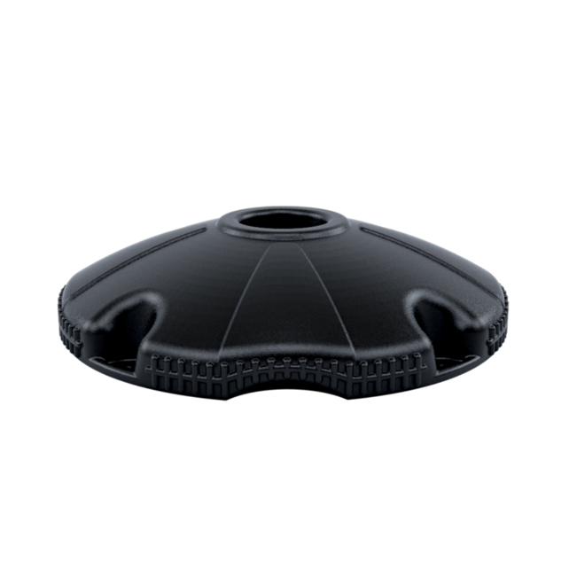 Skipper post and base system 1 meter height with 2 reflective strip