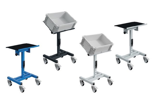 Workshop Trolley Adjustable storage trolley for Euro container