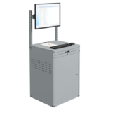 Computerkasten Modulinfo IT Schrank Stahl Computer poststation mobil