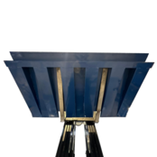 Stahl-Auffahrrampe für Seecontainer-Ladeplattform 210 x 123,5 x 16 cm, 5.000 kg Traglast